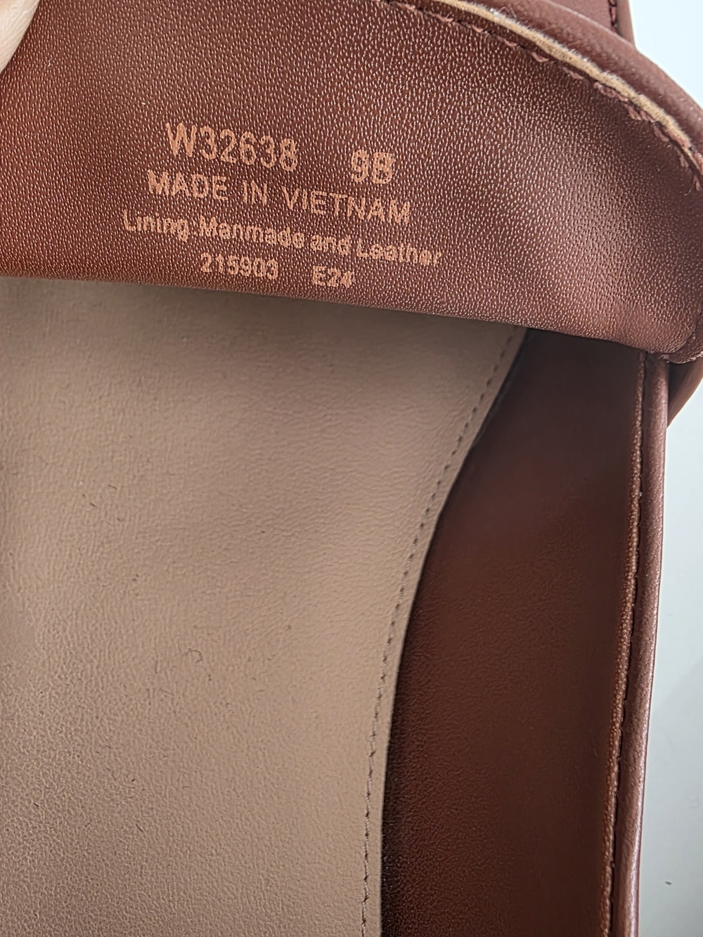 Cole Haan Women's Chestnut Leather Penny Loafers - Picture 7 of 12